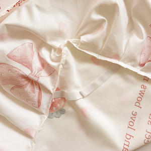 Soft Polyester Microfiber Floral <strong>Disperse</strong> <strong>Printed</strong> Bed Skirts Bedspread <strong>Set</strong> Bed <strong>Sheet</strong> Bilateral Bedskirt + Pillowcase Bed <strong>Sheets</strong> - Product Image 5