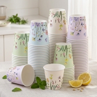 Gobelets en papier écologiques et durables APP 8oz, jetables, à paroi simple, compostables, de haute qualité, élégants, pour café