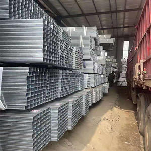 Mejor Precio JIS G3452 DIN 1626 Q235 Ss400 S235jr 20X20mm 25X50mm Tubo Cuadrado de Acero Galvanizado - Product Image 5