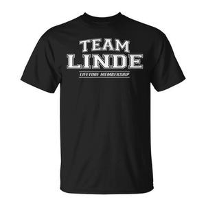 Camiseta Familiar con Apellido Linde, Personalizable, Promocional, para el Equipo Linde - Product Image 1
