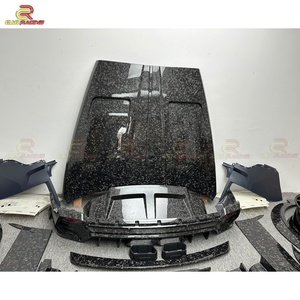 Kits de carrosserie en fibre de carbone forgée style MSY 2025 pour Rolls-Royce Cullinan : Capot, Pare-chocs, Élargisseurs d'ailes, Diffuseur, Jupes latérales - Product Image 6