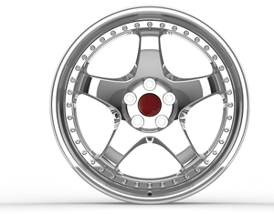 Mâm xe SW Custom Forged 1/2/3 mảnh kiểu Meister S1, kích thước 18-20 inch, lỗ bắt ốc 5x100 5x114.3, vành sâu, viền đánh bóng, <span class=keywords><strong>d</strong></span>ành cho xe BMW, Silvia, WRX, xe JDM - Product Image 3