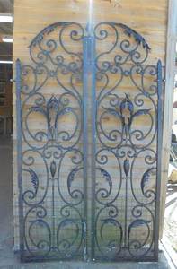 Portes coulissantes en fer forgé sur mesure, petites décorations de jardin, designs de portails pour allée - Product Image 5