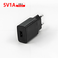 Adaptador de Corriente Doméstico Fácil de Usar 5V 1A 2A, Luz Nocturna, Router, Radio, Cepillo de Dientes Eléctrico, Monitor, Fuente de Alimentación USB DC para PC 5W 10W