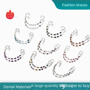 Joyas Decorativas de Color para Aparatos Dentales, Certificación CE, Cabezal de Aguja para Fuente de Alimentación Manual, Hecho de Acero Duradero, Metal 1 - Product Image 2