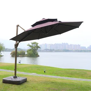 في الهواء الطلق 3m مظلات للباحة حديقة شمسية مطعم الشاطئ الشمس Waterpoof روما شنقا المظلات