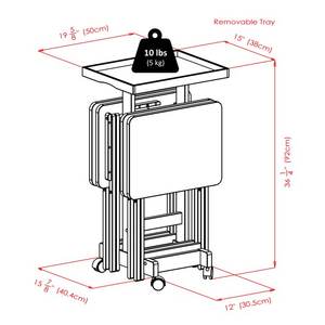 <span class=keywords><strong>Tv</strong></span> Tray Table Juego plegable de 4 <span class=keywords><strong>con</strong></span> rueda Camping <span class=keywords><strong>Mesa</strong></span> plegable <span class=keywords><strong>TV</strong></span> Cena Bandejas plegables <span class=keywords><strong>Mesa</strong></span> - Product Image 6