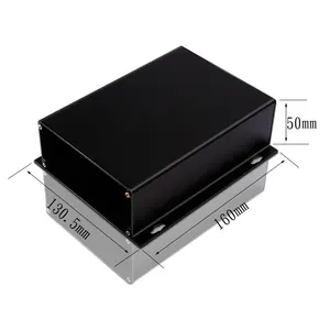 Metal Wall Mount Electronic Power Boxes Enclosure Custom Anodized Aluminum Profile Industrial Housing PCB Control Box Casing