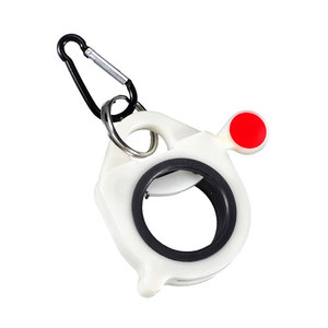 Organisateur de câbles en nylon blanc, auto-bloquant, à crochet unique, universel, verrouillage à un clic pour la gestion des câbles - Product Image 1