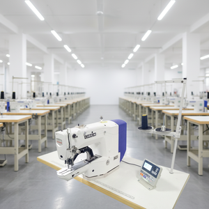 Machine <span class=keywords><strong>à</strong></span> coudre industrielle <span class=keywords><strong>à</strong></span> point noué, informatisée haute vitesse, avec moteur et pied entraîneur, plateforme plate, pour lingerie sexy et culottes, modèle RN-1900XS - Product Image 1