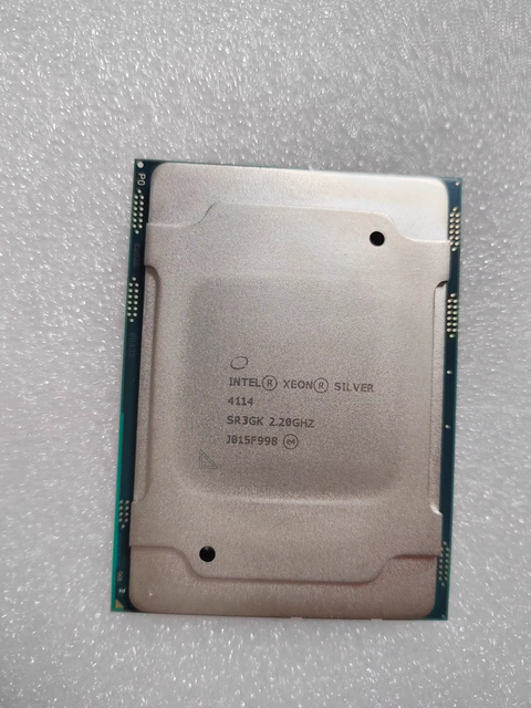 Used Xeon Silver 4114 Tray Processor 10 Core 2.20GHZ 13.75MB 85W FCLGA3647 Socket CPU SR3GK Processor