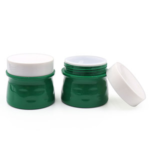 80g high quality empty plastic cream can cylinder green can cosmetic packaging container