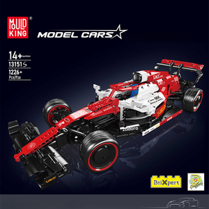 Moule King 13151S 1226PCS Car Serie Rouge <span class=keywords><strong>F1</strong></span> Flèche Racing Car Building Block Model Technical Educational Toy Festival Gift - Product Image 2