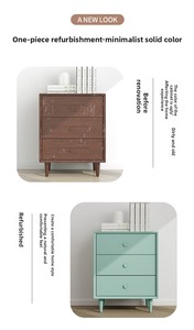 Skin Feeling Solid Color Peel and Stick PVC Wallpaper With Air Duct for Wardrobe <strong>Table</strong> Living Room Furniture Renovation - Product Image 6