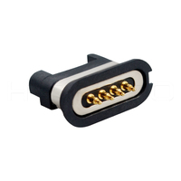 Conector de Carga Magnético Impermeable de 4 Pines Pogo M826 para Dispositivos Electrónicos, Dispositivos Médicos, IoT y Equipos para el Hogar Inteligente