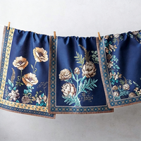 Serviettes en coton et lin personnalisées WML045, style européen et américain, décoration, serviettes de cuisine, absorbantes, nappes de table