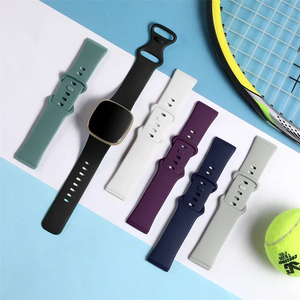 Bracelet intelligent en silicone pour <span class=keywords><strong>Fitbit</strong></span> <span class=keywords><strong>Versa</strong></span> 4 <span class=keywords><strong>3</strong></span>, bracelet de montre pour <span class=keywords><strong>Fitbit</strong></span> Sense, accessoires pour montre connectée - Product Image 5
