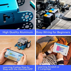 Dernière production Bloc Mbot version 1.1 Jouet éducatif et cadeau - Scratch 2.0 Kit de robot intelligent DIY pour voiture pour cadeau d'anniversaire - Product Image 5