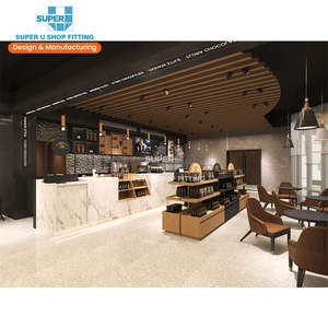 أثاث مقاهي فاخر وديكور بار قهوة عصري وحلول عرض لمتاجر التجزئة الفاخرة وتجهيزات المتاجر التجارية وتصميم داخلي للمقاهي - Product Image 3