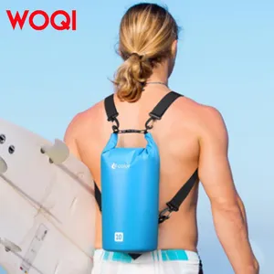 WOQI Customized Outdoor 2L 5L 10L 15L 20L Hiking PVC Ocean Bag Waterproof Dry Bag