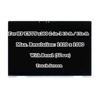 15.6 "untuk HP ENVY x360 15-FH N48155-001 IPS LED LCD Rakitan Layar Sentuh + Bezel 1920X1080 Panel Baru
