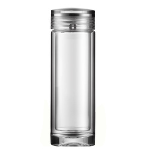 Pure Titanium Double Layer Glass Tea Cup With <b>Filter</b> Business Gift <b>Water</b> <b>Bottle</b> 99.9% Pure Titanium - Product Image 4
