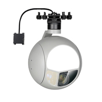 Caméra de drone à triple capteur avec nacelle EO IR, imagerie thermique et zoom pour inspection industrielle, charge utile UAV, OEM ODM