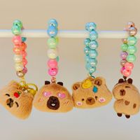 BoTu 12 Stück Niedliche Capybara Blind Box Plüsch-Schlüsselanhänger Spielzeug Actionfiguren Geheimnisvolles Überraschungsgeschenk Greifautomat Weihnachtsgeschenk