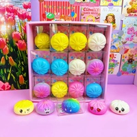 Jouets anti-stress à thème alimentaire, collection de mini pendentifs, jouet souple à récupération lente, jouet anti-stress au design de dessin animé mignon