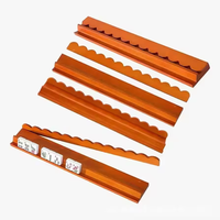 Rak Penyimpanan Ubin Mahjong Magnetik Kayu Solid 20 Inci, Aksesoris Mahjong Amerika