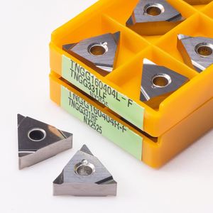 Tngg160404 R/L gố<span class=keywords><strong>m</strong></span> lưỡi CNC <span class=keywords><strong>m</strong></span>áy tiện Carbide chèn tngg160404 R/L tngg160404r TNGG160404L-<span class=keywords><strong>F</strong></span> nhà<span class=keywords><strong>m</strong></span> chán công cụ chèn Julie - Product Image 2