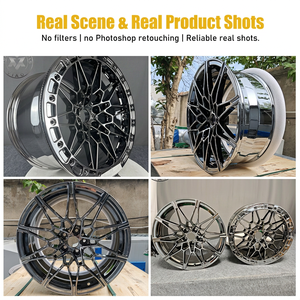 <span class=keywords><strong>ล้อ</strong></span>ฟอร์จสั่งทำพิเศษ Viaol ขนาด 20x10 20x11 5x112 ลาย Spider Mesh โครเมียม แบบ Beadlock สำหรับ BMW M3 M4 G80 G82 - Product Image 2