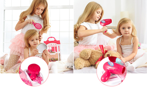Kit Trucco Giocattolo per Bambine, Set da 20 Pezzi per Piccole Principesse, Gioco di Ruolo con Valigetta - Product Image 6