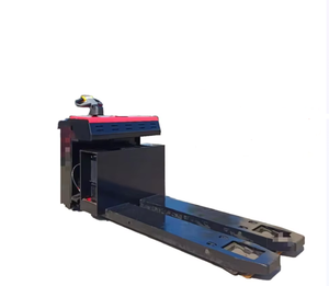 Caminhão de páletes elétrico do cavaleiro <span class=keywords><strong>10ton</strong></span> trabalho resistente 10000kg elétrico levante-se a pálete Jack com garfos longos - Product Image 1