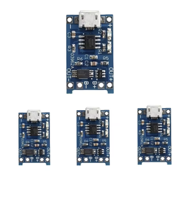 Module de charge de batterie au lithium TP4056 1A - Interface Micro 2-en-1 avec protection contre les surcharges, les décharges excessives et les courts-circuits - Product Image 1