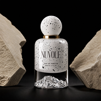 Flacon de parfum personnalisé de luxe, couleur intérieure blanche, 30 ml, 50 ml, 100 ml, flacon de parfum rond vide en verre avec boîte