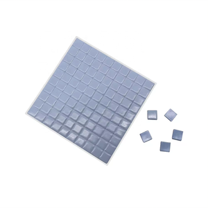 Custom Size Blue Thermal Conductive Silicone Pad <b>Rubber</b> Product for LED Computer Graphics Card GPU CPU Processing Cutting - Product Image 3