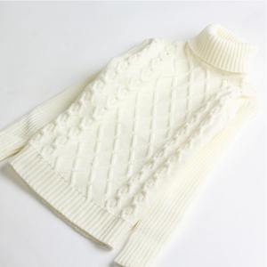 Fashion Korean Style Autumn Vertical Strip Close-fitting Knitwear Round Neck Cotton Warm Candy Color Bottoming <b>Kids</b> Boy Sweater - Product Image 3