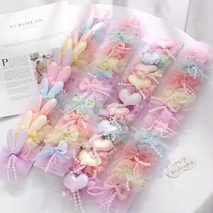 2025 nouveau Design gaze arc bébé fille pince à cheveux mignon papillon/coeur/lapin enfants cheveux Barrettes princesse pince à cheveux ensemble - Product Image 1