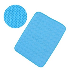 Pet Cooling <b>Mat</b> Ice Silk Rectangle Breathable Summer Dog <b>Cat</b> Bed Pad XS40x30CM S50x40CM M62x50CM L70x55CM XL100x75CM - Product Image 3
