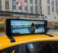 RGX Taxi Toit Led Display Vidéo Publicité Lecteur Boîte Télécommande Extérieur Bus Top Double Côtés Publicité Led Écran