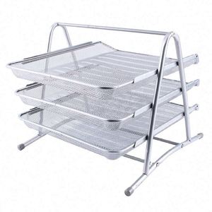 Organizador de Escritorio de Malla de 3 Niveles para Documentos y Cartas, Precio Bajo de Fábrica China - Product Image 4