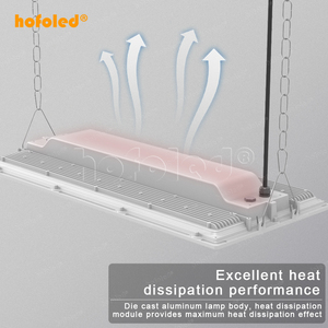 Lámpara <span class=keywords><strong>LED</strong></span> Lineal de Alta Bahía para Tienda, Aluminio, Impermeable IP66, 3000K/4000K/5000K/6000K Seleccionable, 100-277V, 100W 200W 300W, Almacén en EE. UU. - Product Image 3