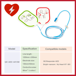 Elettrodi Monouso per Defibrillatore AED Multifunzione per Adulti, per Primo Soccorso - Product Image 2