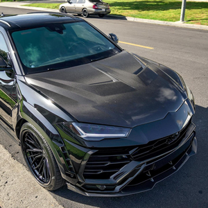 Convient pour <span class=keywords><strong>Lamborghini</strong></span> URUS Upgraded Version 1016 Style Front Lip Side Skirts Diffuser Spoiler Hood Wheel Arch Body Kit - Product Image 4