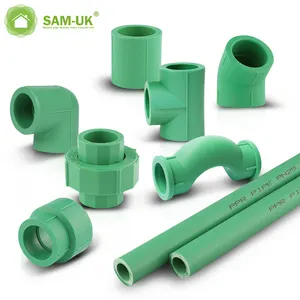 Hygienic, safe and corrosion resistant plastics Plumbing Materials Hot Selling Germany PPR Pipe and Fitting