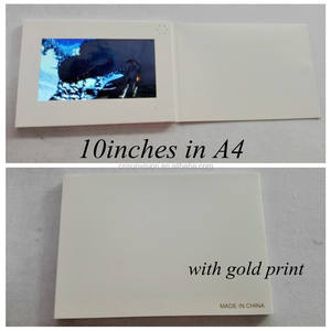 Reklam için büyük ekran boyutu 7 inç 10.1 inç lcd video broşür kartı - Product Image 5