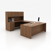 Vente en gros de bureau de direction en bois de luxe moderne Spécifications standard Bureau de PDG
