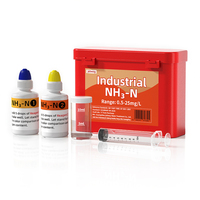 Kit de Prueba de Nitrógeno Amoniacal Industrial JUBWAY 0.5-25mg/L, Prueba Rápida de Calidad del Agua para Monitoreo de Aguas Residuales y Acuicultura