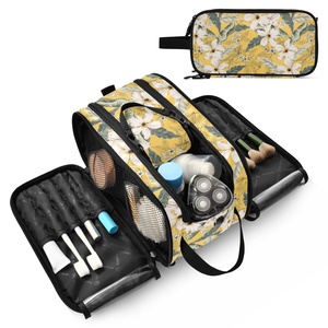 Custom Printed Portable Zipper Travel Makeup Brush Organizer Personalized Cosmetic <b>Bag</b> for Women - Product Image 1